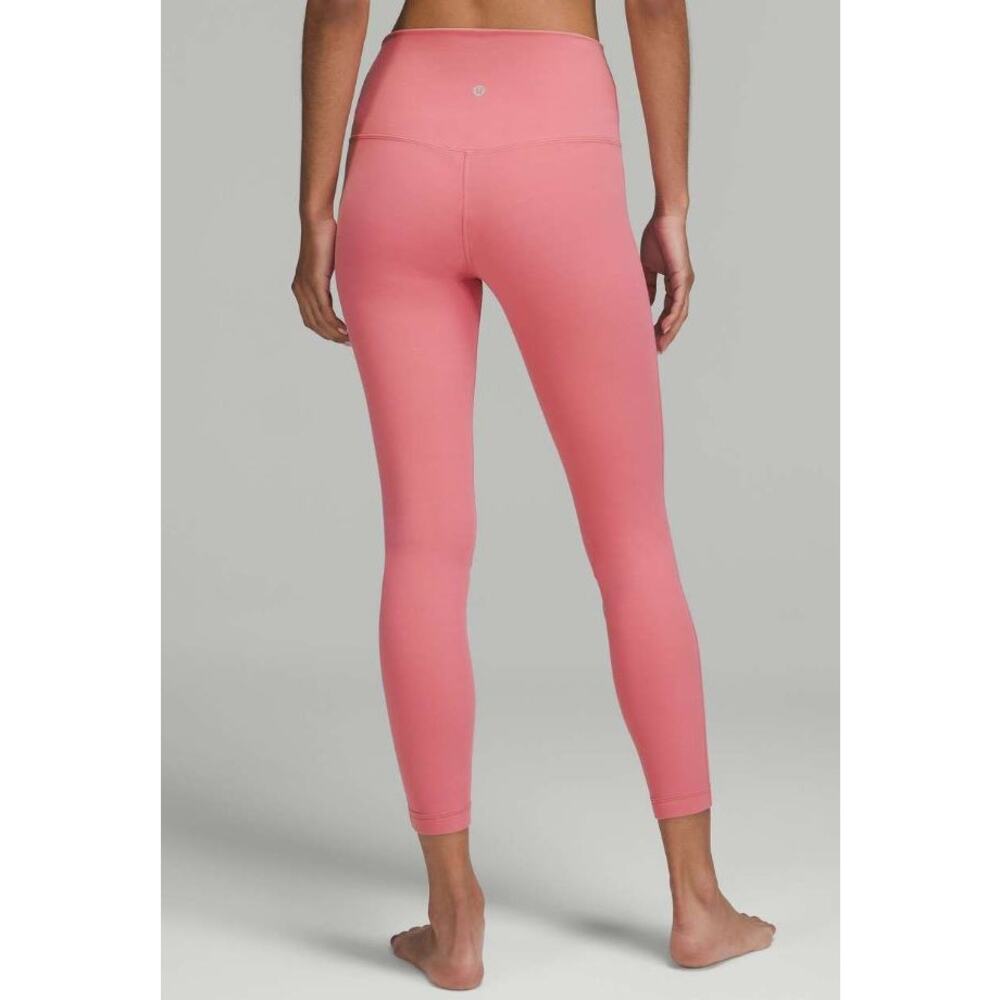 Lululemon Align High-Rise Pant 25" Womens Pink Nulu Leggings Size 8 - Picture 2 of 8